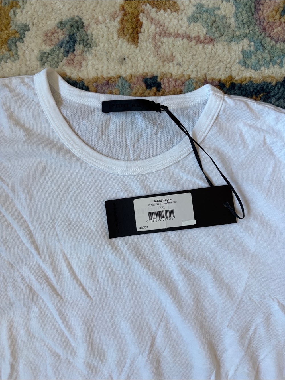 Jenni Kayne White Short Sleeve Crew Tee - Picture 2 of 2